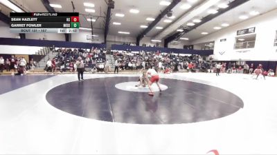 157 lbs Prelim - Sean Hazlett, King`s College vs Garret Fowler, Messiah