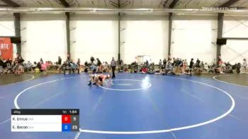 41 kg Prelims - Kennedy Unrue, Bad Karma Renegades vs Emma Bacon, Hammer Chicks