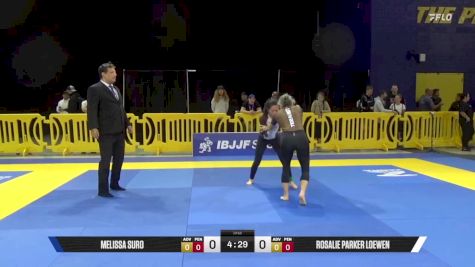 Rosalie Parker Loewen vs Melissa Suro 2025 Pan IBJJF Jiu-Jitsu No-Gi Championship