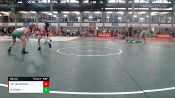 135-145 lbs Cons. Round 3 - Sean Van Dinther, Naperville North High School vs Alex Whitt, Western Hills High School