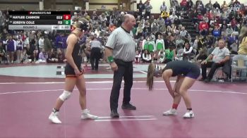 110 lbs Round 2 - Jordyn Cole, Prairie, Cedar Rapids vs Haylee Cannon, Oelwein