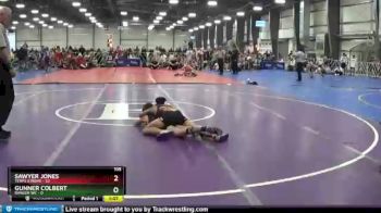105 lbs Round 3 (6 Team) - Sawyer Jones, Terps Xtreme vs Gunner Colbert, Ranger WC
