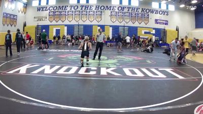 113 lbs Champ. Round 2 - Shawnley Clervoyant, Cowboy Wrestling Club vs Cameron Gill, Brevard FCA