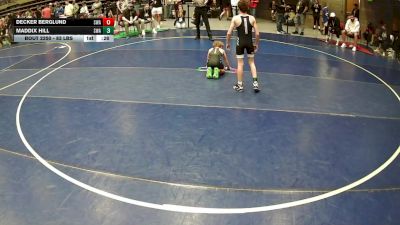 83 lbs Cons. Rd Of 16 - Decker Berglund, Sanderson Wrestling Academy vs Maddix Hill, Sanderson Wrestling Academy
