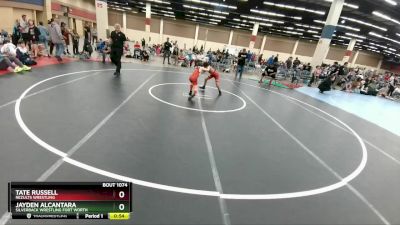 70 lbs Semifinal - Tate Russell, ReZults Wrestling vs Jayden Alcantara, Silverback Wrestling Fort Worth