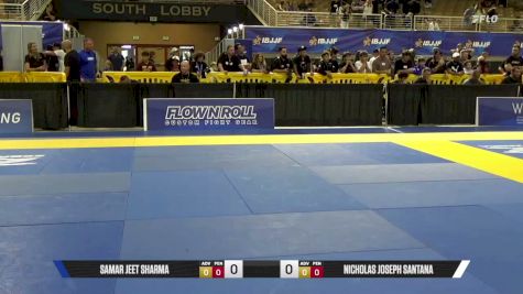 Samar Jeet Sharma vs Nicholas Joseph Santana 2026 Pan Kids Jiu-Jitsu IBJJF Championship
