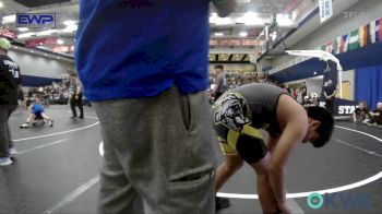 131 lbs Rr Rnd 3 - Xander Munoz, Kingfisher YellowJackets vs Chebon Warrior, Tecumseh Youth Wrestling