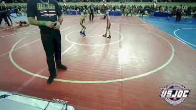 52 lbs Round Of 32 - Wade Burkhart, Amped Wrestling Club vs Elijah Matlock, Sallisaw Takedown Club