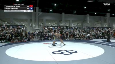 57 kg Champ. Rd Of 64 - Jorge De La Rosa, Silverback Wrestling Club vs Kody Tanimoto, Bison Wrestling Club