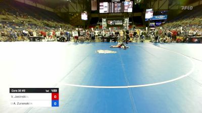 120 lbs Cons 32 #2 - Vince Jasinski, IL vs Anthony Zuranski, IN