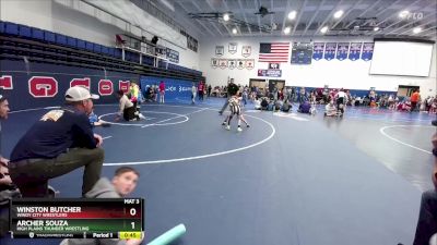 62 lbs Champ. Round 2 - Archer Souza, High Plains Thunder Wrestling vs Winston Butcher, Windy City Wrestlers