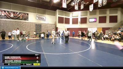 285 lbs Quarterfinal - Richard Jordan, Fremont Wrestling Club vs Gabe Sorenson, Brighton Wrestling Club