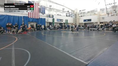 125 lbs Cons. Round 3 - Isaiah Brewster, McDaniel vs Noah Hinkel, Gettysburg