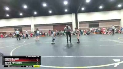 56 lbs Cons. Semi - Arman Bassiri, Pinning Pythons vs Boone Reynolds, Unattached