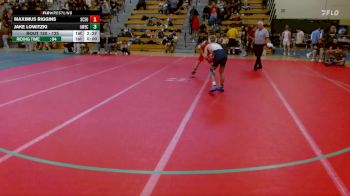 125 lbs Champ. Round 2 - Jake Lowitzki, UW-Eau Claire vs Maximus Riggins, Saint Cloud State