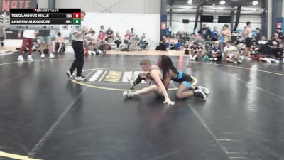 116 lbs Rr Rnd 3 - Teequavious Mills, Roundtree Wrestling Academy - BHS vs Andrew Alexander, 4M - BHS