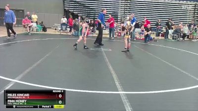 76 lbs Round 3 (4 Team) - Miles Kincaid, Williamsburg WC vs Finn Money, Full Circle WC