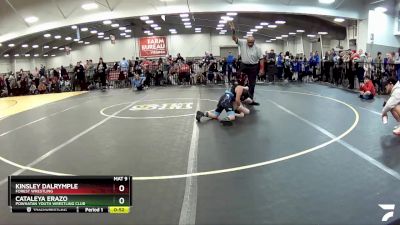 74-78 lbs Round 1 - Cataleya Erazo, Powhatan Youth Wrestling Club vs Kinsley Dalrymple, Forest Wrestling