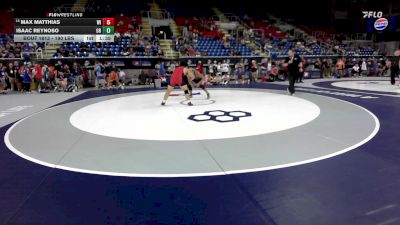 175 lbs Cons. Sub-rd Of 64 - Bradley Meyers, MI vs Bennett Secor, TX