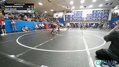 73 lbs Rr Rnd 3 - Zamaree Washington, Del City Little League Wrestling vs Azley Mullon, Morrison Takedown Club