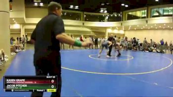 160 lbs Placement (16 Team) - Jacob Pitcher, Brevard FCA vs Kasen Grape, Nebraska Hawaiian Hammers