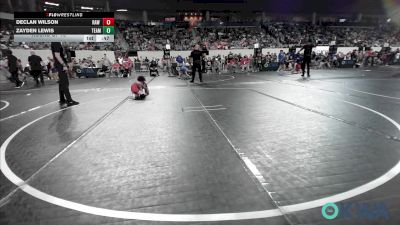 43 lbs Round Of 16 - Declan Wilson, Raw Wrestling Club vs Zayden Lewis, Team Nomad