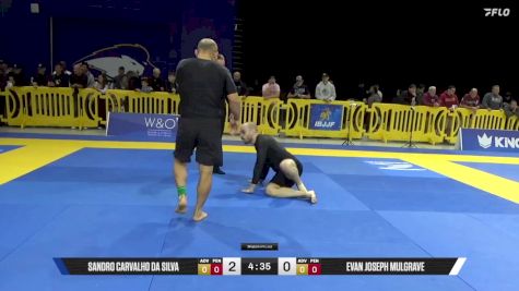 Evan Joseph Mulgrave vs Sandro Carvalho Da Silva 2025 Pan IBJJF Jiu-Jitsu No-Gi Championship