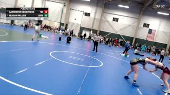 122-128 lbs 3rd Place Match - Teagan Miller, Pikes Peak Warriors Wrestling vs Catherine Hendricks, Torrington Wrestling Club