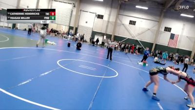 122-128 lbs 3rd Place Match - Teagan Miller, Pikes Peak Warriors Wrestling vs Catherine Hendricks, Torrington Wrestling Club