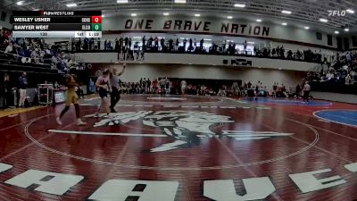 138 lbs 2nd Wrestleback (16 Team) - WESLEY USHER, Commerce Hs vs Sawyer West, Elbert County