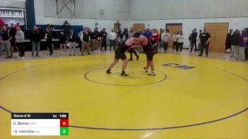 285 lbs Round Of 16 - Cam Danna, West Allegheny vs D'Angelo Hamilton, Fox Chapel
