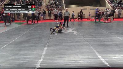 56_G lbs Round Of 16 - Abrielle Thomas, Pennridge vs Peyton Strittmatter, Bishop McCort