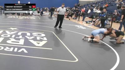 132 lbs Cons. Round 2 - Destiny Mcknight, Tallwood vs Bella Cartwright, First Colonial