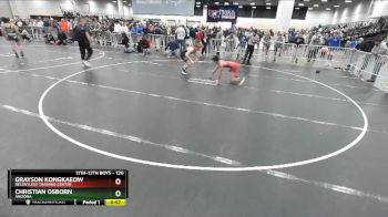 120 lbs Cons. Round 4 - Grayson Kongkaeow, Relentless Training Center vs Christian Osborn, Arizona