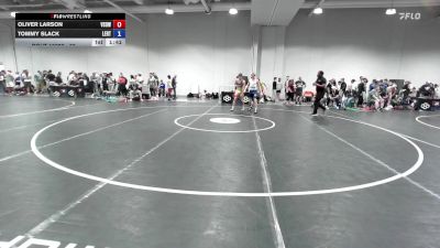 60 lbs Champ. Round 2 - Oliver Larson, Victory School Of Wrestling vs Tommy Slack, Lake Erie Regional Training Center