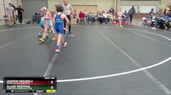 72 lbs Round 4 - Oliver Westphal, Sabertooth Wrestling Club vs Jackson Segurola, Higher Calling Wrestling