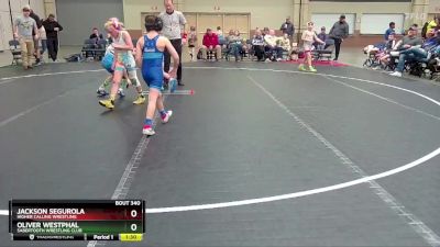 72 lbs Round 4 - Oliver Westphal, Sabertooth Wrestling Club vs Jackson Segurola, Higher Calling Wrestling