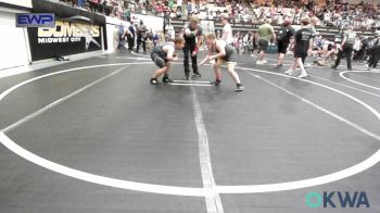 105-HWT lbs Rr Rnd 1 - Brantley Starks, Tecumseh Youth Wrestling vs Grycen Anglin, Chandler Takedown Club