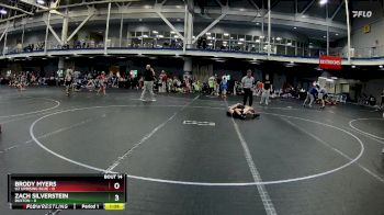 72 lbs Round 4 (8 Team) - Brody Myers, U2 Uprising Blue vs Zach Silverstein, Buxton