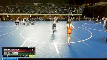 80-87 lbs Round 2 - Gianna Halsted, Team Porcelli Wrestling vs Abigail Peterson, Big Game Wrestling Club