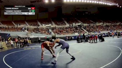 138-D4 Quarterfinal - Dominic Pacheco, Payson High School vs Gavin Atchley, River Valley High School