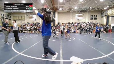 138 lbs Round Of 16 - Kevin Almedia, Martha's Vineyard vs Connor Lupiani, Mount Everett