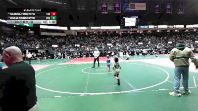 55 lbs Champ. Round 2 - Samuel Forsythe, FSWA vs Kham Poindexter, SWCA