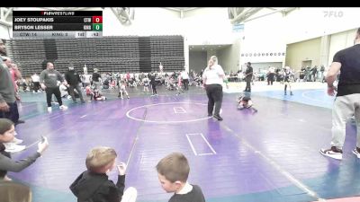 53 lbs Rr Rnd 1 - Joey Stoupakis, Cordoba Trained K3 vs Bryson Lesser, Kingsway K-3