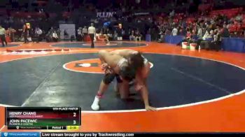 3A 195 lbs 5th Place Match - Henry Chang, Hoffman Estates (Conant) vs John Pacewic, Plainfield (South)