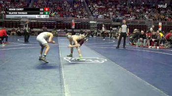 2A-126 lbs Cons. Semi - Adam Carey, Independence vs Slater Thomas, Eddyville-Blakesburg-Fremont