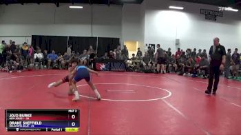 92 lbs Placement Matches (16 Team) - Jojo Burke, New Jersey vs Drake Sheffield, Oklahoma Blue