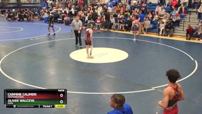 131 lbs Champ. Round 3 - Carmine Calimeri, Southwestern vs Oliver Walczyk, Eden