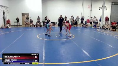 119 lbs Round 3 (8 Team) - Nicholas Raptis, New York Gold vs Colby Payne, Colorado