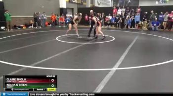 125 lbs Champ. Round 1 - Claire Smolik, Iowa Valley, Marengo vs Keara O`Brien, Gilbert